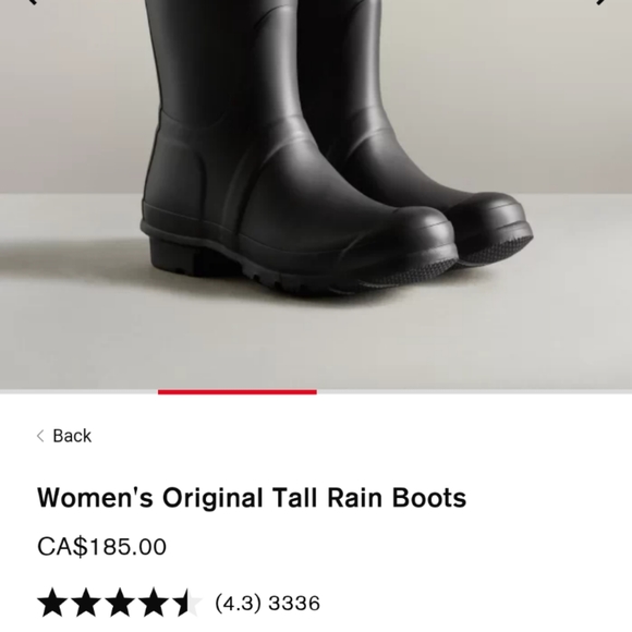 SOLD Hunter boots EU 37 - Picture 2 of 12